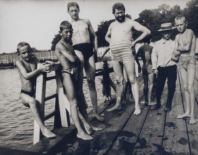 anonymer Fotograf um 1901: der »sportliche« Heinrich Zille